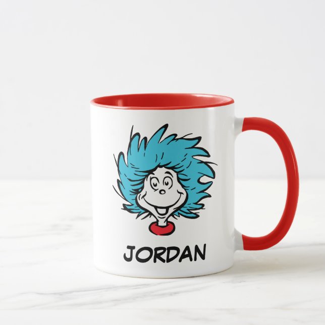 Ding Eins Ding Zwei - Benutzerdefiniertes Ding Tasse (Rechts)