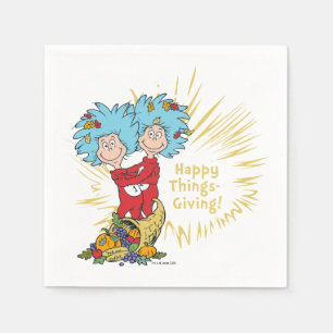 Ding Eins Ding Zwei Happy Things-Giving! Serviette
