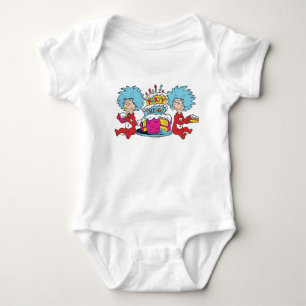 Ding Eins Ding Zwei Party Dinge Baby Strampler