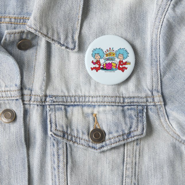 Ding Eins Ding Zwei Party Dinge Button (Beispiel)