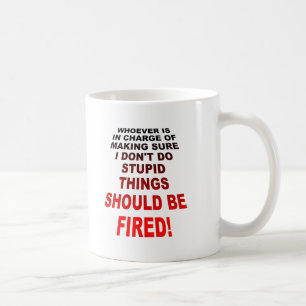 Ding Stupid Dinge Funny Mug Kaffeetasse
