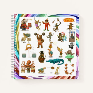 Dingaling Bros Zirkusauftritte Notizbuch