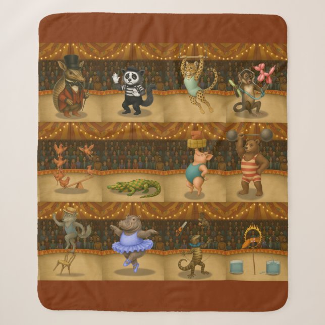 Dingaling Bros Zirkusauftritte Sherpadecke (Vorderseite)