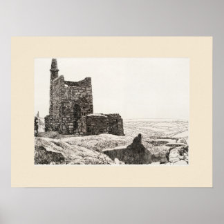 DingDong Cornwall Eleanor Hughes Nachdruckplakat Poster