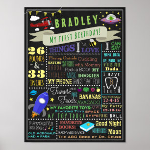 Dinge, die Fly Boys ersten Geburtstag Poster