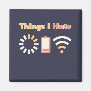 Dinge, die ich hasse Computercoding Magnet
