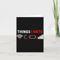 Dinge, die ich hasse, lustiges Hemd, Computer-Geek