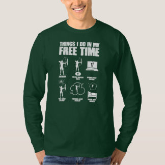 Dinge, die ich in meinem Freizeit Bowhunting Arche T-Shirt