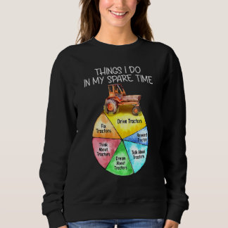Dinge, die ich in meinem Freizeit-Laufwerk Traktor Sweatshirt