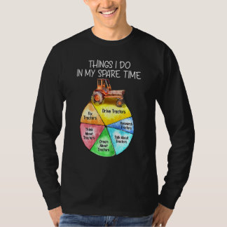 Dinge, die ich in meinem Freizeit-Laufwerk Traktor T-Shirt