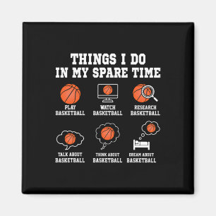 Dinge, die ich in meinem Spare TIme Fun Basketball Magnet