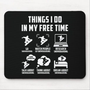 Dinge, die ich in meinem Vortrag zur freien Zeit m Mousepad