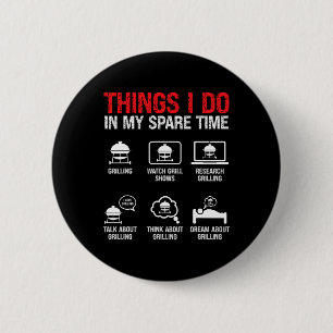 Dinge, die ich in meiner Freizeit BBQ  Button