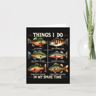 Dinge, die ich in meiner Freizeit beim Fischen von Karte