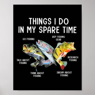 Dinge, die ich in meiner Freizeit beim Funny Fishi Poster