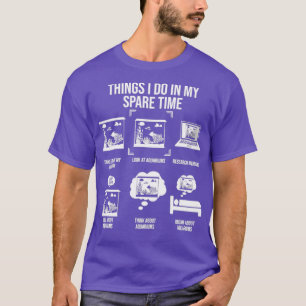 Dinge, die ich in meiner Freizeit Funny Fish Lover T-Shirt