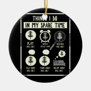 Dinge, die ich in meiner Freizeit Golf Zubehör tun Keramik Ornament