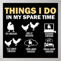 Dinge, die ich in meiner Freizeit Hühner tue