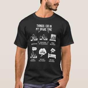Dinge, die ich in meiner Freizeit mache Disc Golf T-Shirt