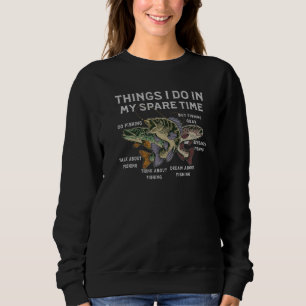 Dinge, die ich in meiner Freizeit mache, gehen Ang Sweatshirt