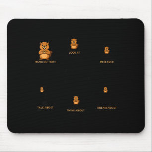 Dinge, die ich in meiner Freizeit mache Humor Lust Mousepad
