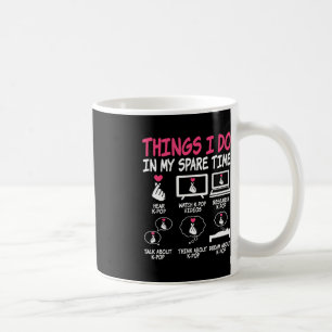 Dinge, die ich in meiner Freizeit mache Kpop Music Kaffeetasse