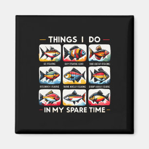 Dinge, die ich in meiner Freizeit mache Lustige An Magnet