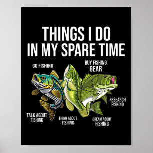 Dinge, die ich in meiner Freizeit mache Lustige An Poster