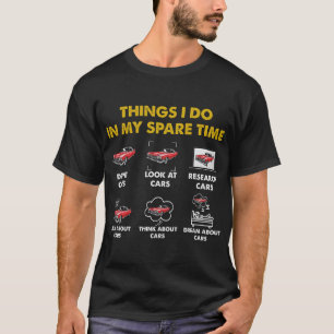 Dinge, die ich in meiner Freizeit mache lustige kl T-Shirt