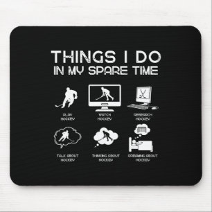 Dinge, die ich in meiner Freizeit mache Lustiger H Mousepad