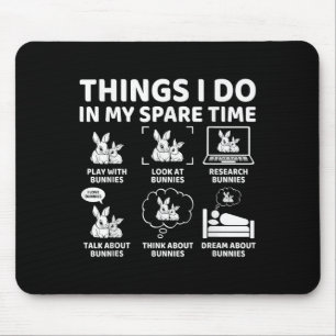 Dinge, die ich in meiner Freizeit mache Lustiger H Mousepad
