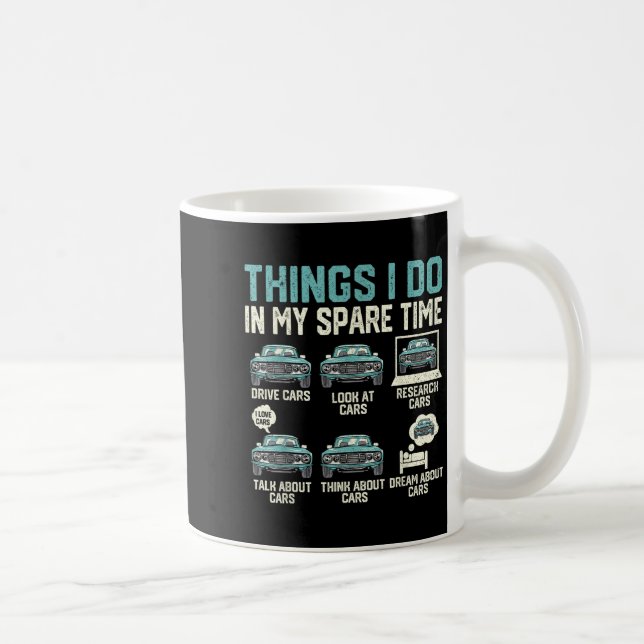 Dinge, die ich in meiner Freizeit mache - Lustiger Kaffeetasse (Rechts)
