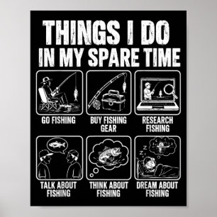 Dinge, die ich in meiner Freizeit mache Lustiges A Poster