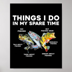 Dinge, die ich in meiner Freizeit mache Lustiges A Poster