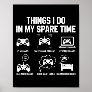 Dinge, die ich in meiner Freizeit mache, Shirts fü Poster