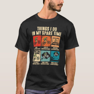 Dinge, die ich in meiner Freizeit Mountainbiking V T-Shirt