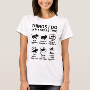 Dinge, die ich in meiner Freizeit tue Capybara Lus T-Shirt