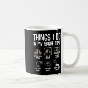 Dinge, die ich in meiner Freizeit tue Frauen Männe Kaffeetasse