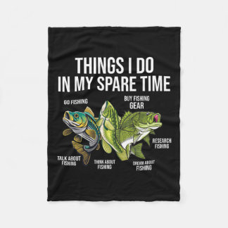 Dinge, die ich in meiner Freizeit tue, Funny Fishi Fleecedecke