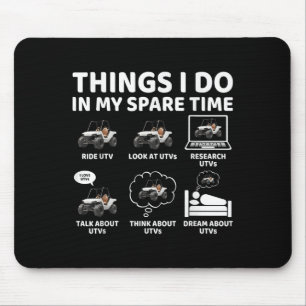 Dinge, die ich in meiner Freizeit tue Funny Sxs Se Mousepad