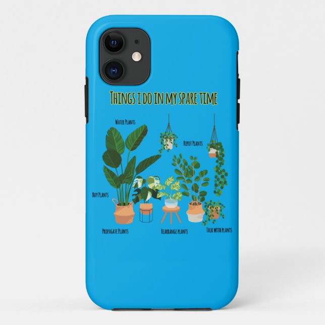 Dinge, die ich in meiner Freizeit tue - Gärtner, G Case-Mate iPhone Hülle (Rückseite)