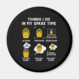 Dinge, die ich in meiner Freizeit tue, gehen Sie z Magnet