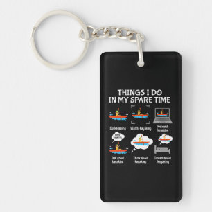 Dinge, die ich in meiner Freizeit tue, gehen Sie z Schlüsselanhänger