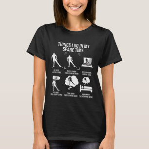 Dinge, die ich in meiner Freizeit tue, Langlauf T-Shirt