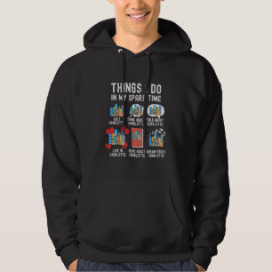 Dinge, die ich in meiner Freizeit tue, lustige Cha Hoodie