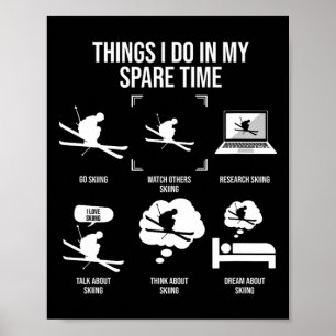 Dinge, die ich in meiner Freizeit tue Poster