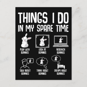 Dinge, die ich in meiner Freizeit tue, sonniges Ka Begleitkarte