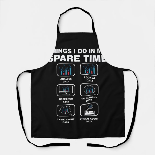 Dinge, die ich in meiner Freizeit tue Wissenschaft Schürze (Vorderseite)