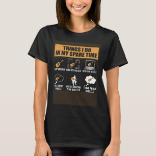 Dinge, die ich in meiner Freizeit Ukulele Player H T-Shirt