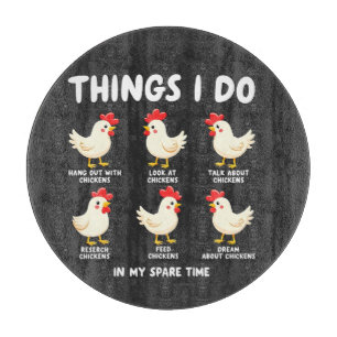 Dinge, die ich in meiner Zeit in der Hühnerzucht t Schneidebrett